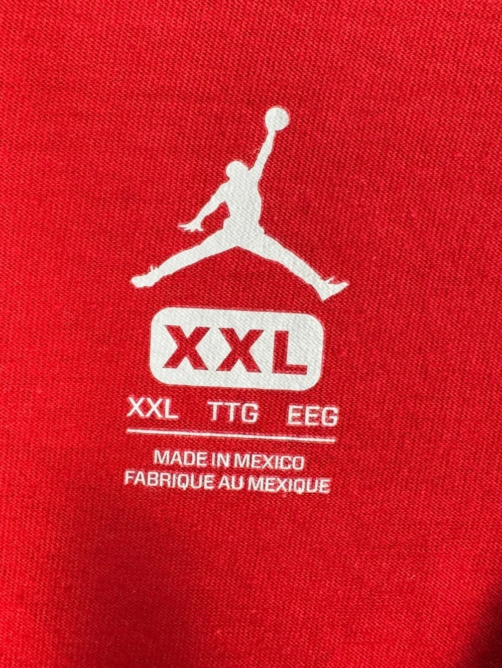 Jordan 23 Mens XXL Red Graphic Basketball T-Shirt